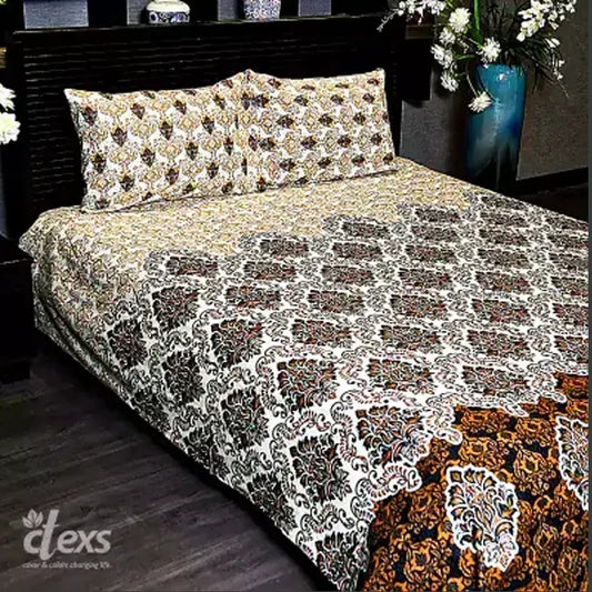 Myra Bed Sheet Set - Double Bed King Size - Ctexs