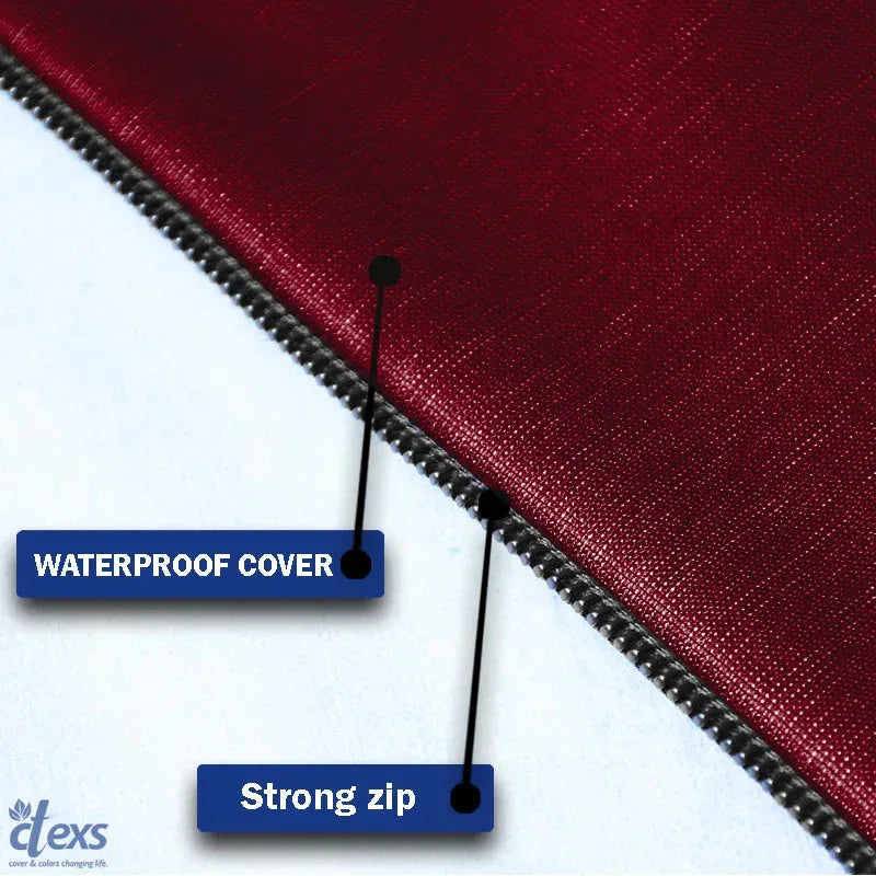 Waterproof Washing Machine Cover - Mehroon - Ctexs