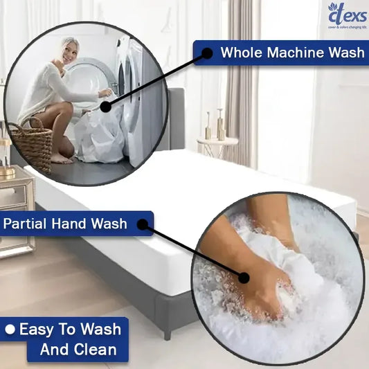 Waterproof Mattress Protector Covers - White - Ctexs