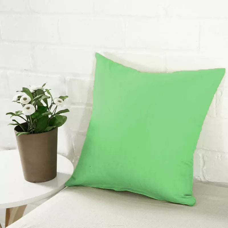 Premium jersey Cushion Covers Light Green
