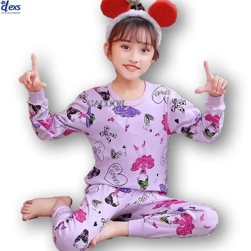 Kids Jersey Night Suite Purple Love – Ctexs