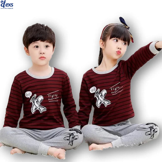 Kids Jersey Night Suite - Red Hot Fly