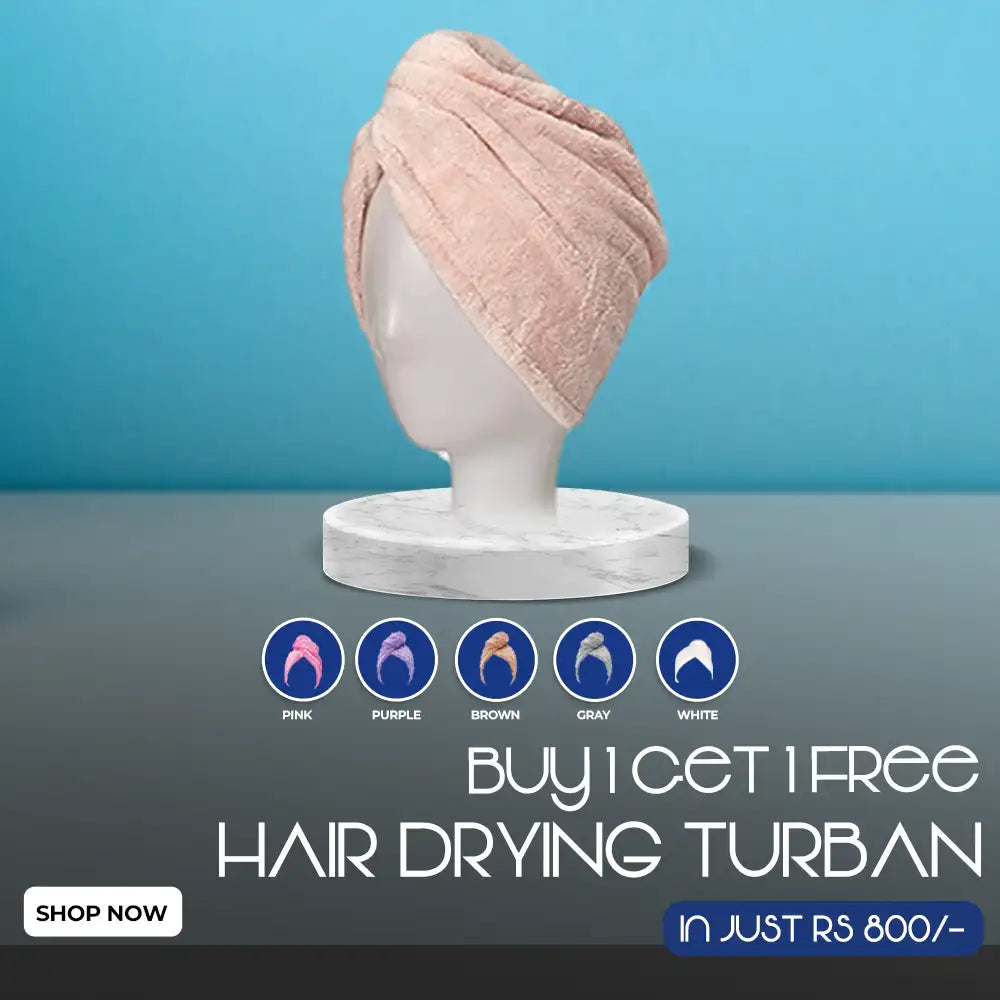 hair dry turban