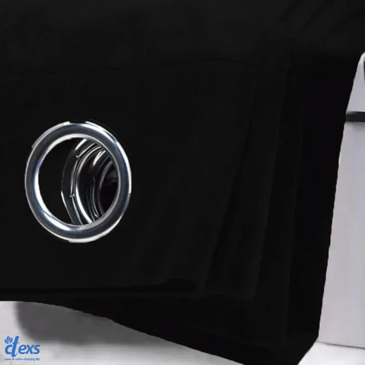 Premium Velvet Curtains | Black - Ctexs