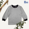 Kid's Plain Cotton Sweat Shirt - Gray