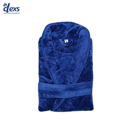 Bathrobe with Slippers Combe (Blue)