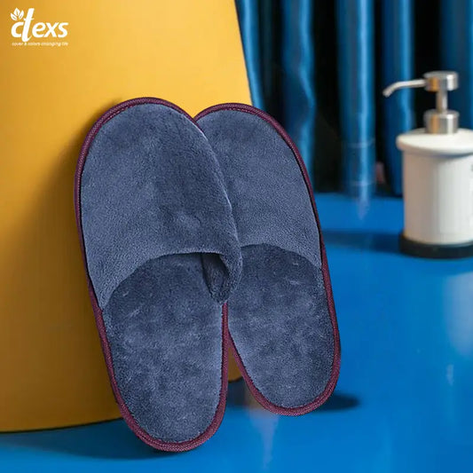 Fluffy Bedroom Slippers | Gray