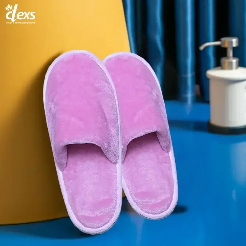 Fluffy Bedroom Slippers | Pink