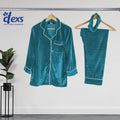 Women Velvet Suite -  Aqua Blue