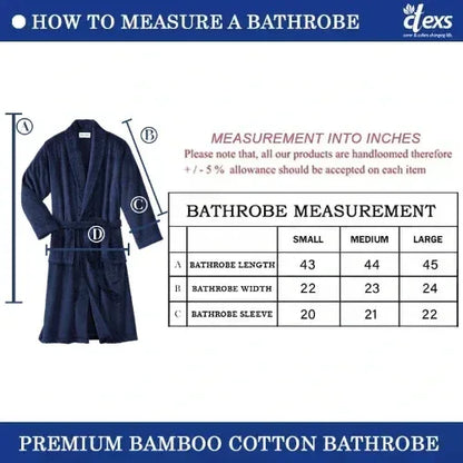 Bathrobe with Slippers Combo (Purple)