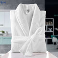 Fluffy Bathrobe - White