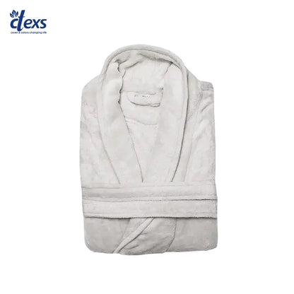 Bathrobe with Slippers Combo (White)