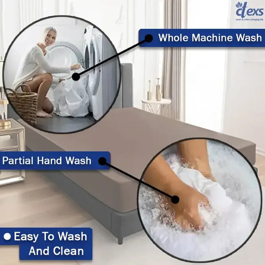 Waterproof Mattress Protector Covers - Brown - Ctexs