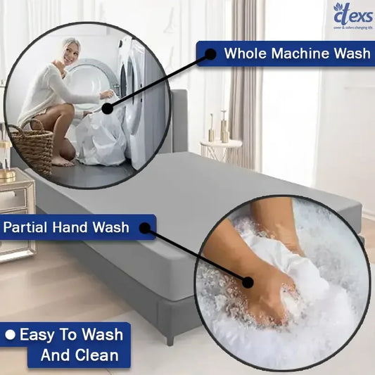 Waterproof Mattress Protector Covers - Grey - Ctexs
