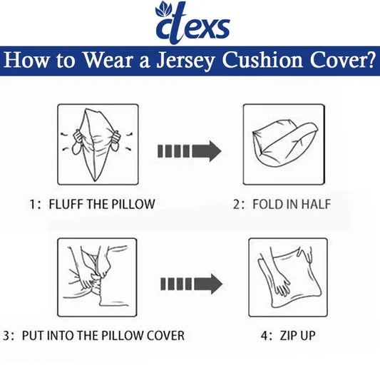 Premium jersey Cushion Covers - Dark Green - Ctexs