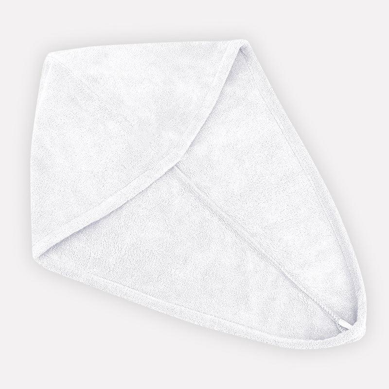 Hair Drying Turban Towel - TURBIE CAP - White