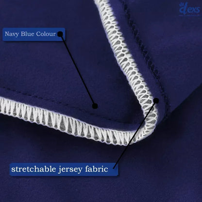 Jersey Sofa Cover - Navy Blue