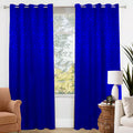 Premium Jacquard Curtain Blue