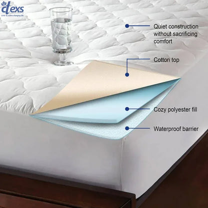 Waterproof Quilted Mattress Protector Cover - Ctexs