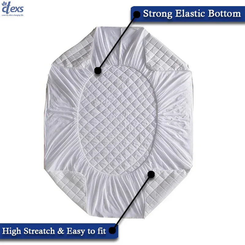 Waterproof Quilted Mattress Protector Cover - Ctexs