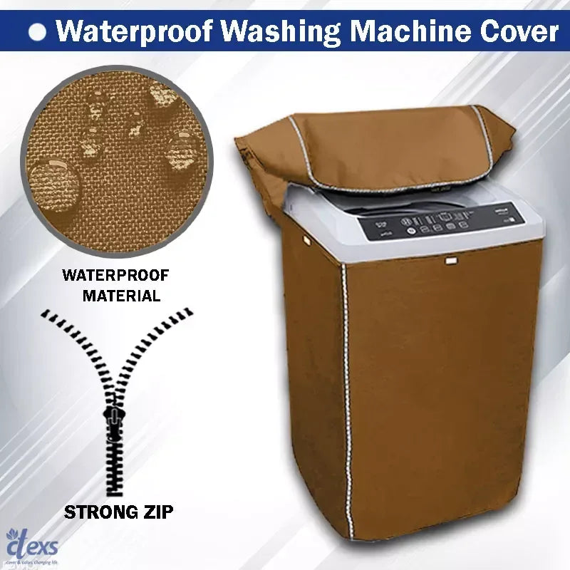 Waterproof Washing Machine Cover - Camel - Ctexs
