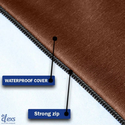 Waterproof Washing Machine Cover - Dark Brown - Ctexs