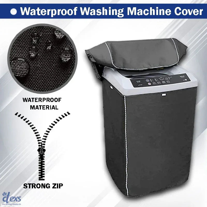 Waterproof Washing Machine Cover - Grey - Ctexs