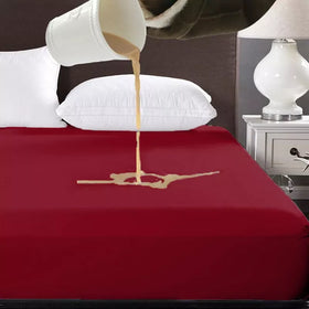 Waterproof Mattress Protector Covers - Maroon - Ctexs
