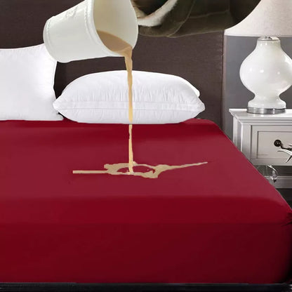 Waterproof Mattress Protector Covers - Maroon - Ctexs