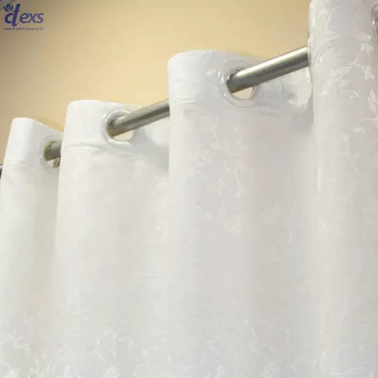 Premium Jacquard Curtain White - Ctexs