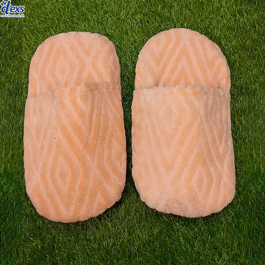 Fluffy Bedroom Slippers | Peach