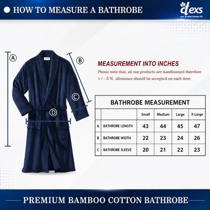 Ctexs Stripe Taupe Colour SPA Bathrobe