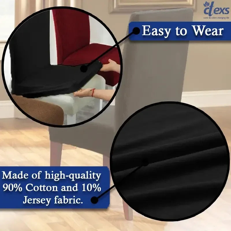 Dining Chair Covers Black
