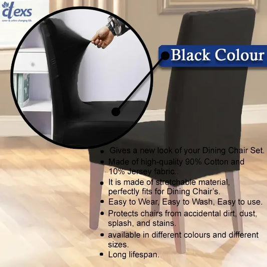 Dining Chair Covers Black
