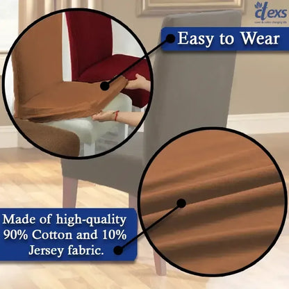 Dining Chair Covers - Camel