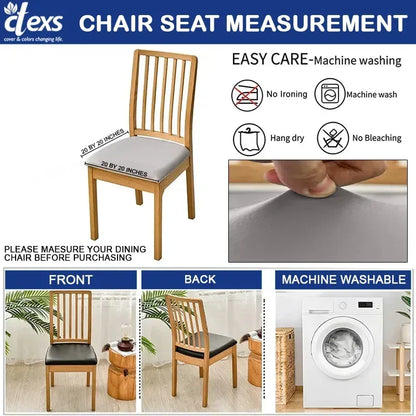 Dining Chair Seat Covers - Dark Green