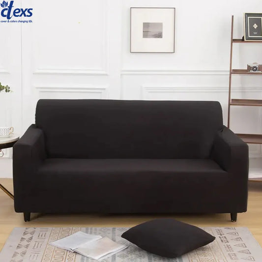 Jersey Sofa Cover - Black