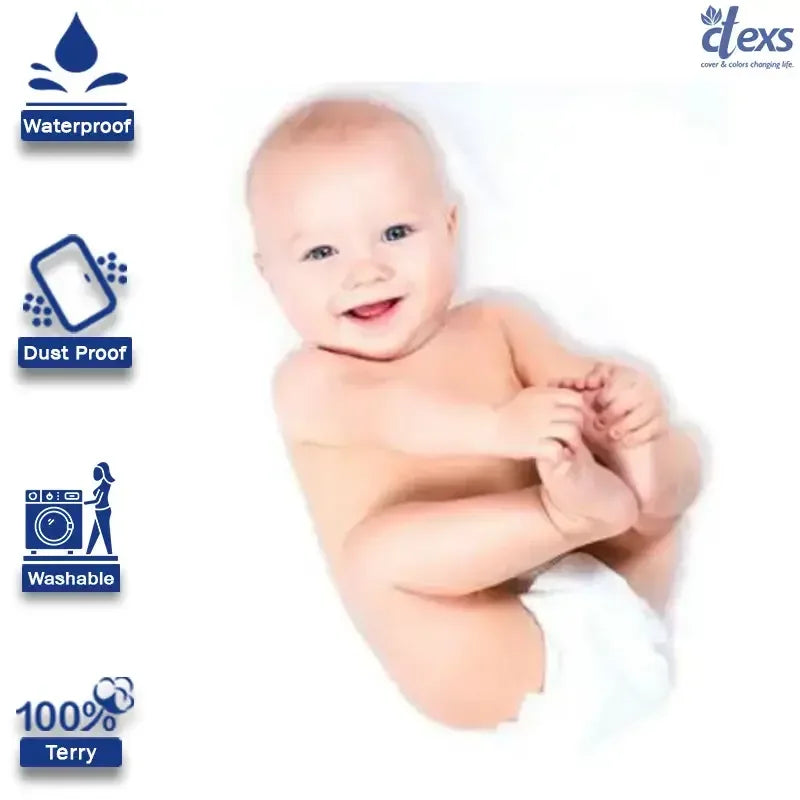 Waterproof Mattress Protector Covers - Navy Blue - Ctexs