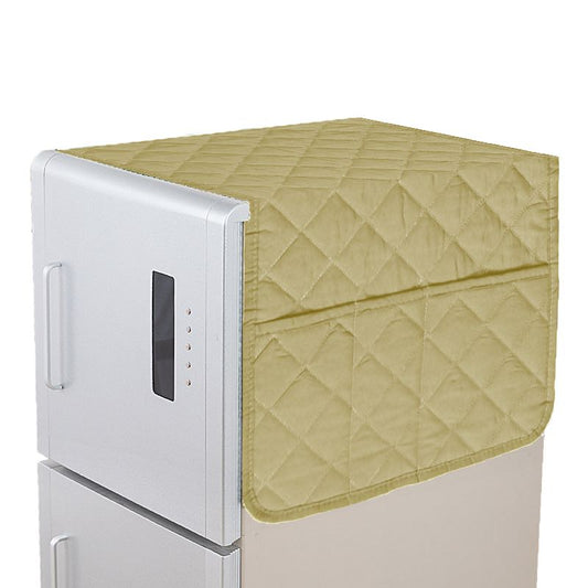 Fridge Cover With Pocket | Beigh