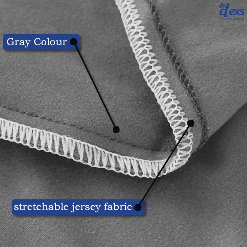 Jersey Sofa Cover - Grey