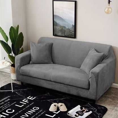 Terry Stretchable Sofa Covers | Grey - Ctexs