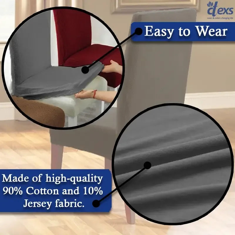 Dining Chair Covers - Grey