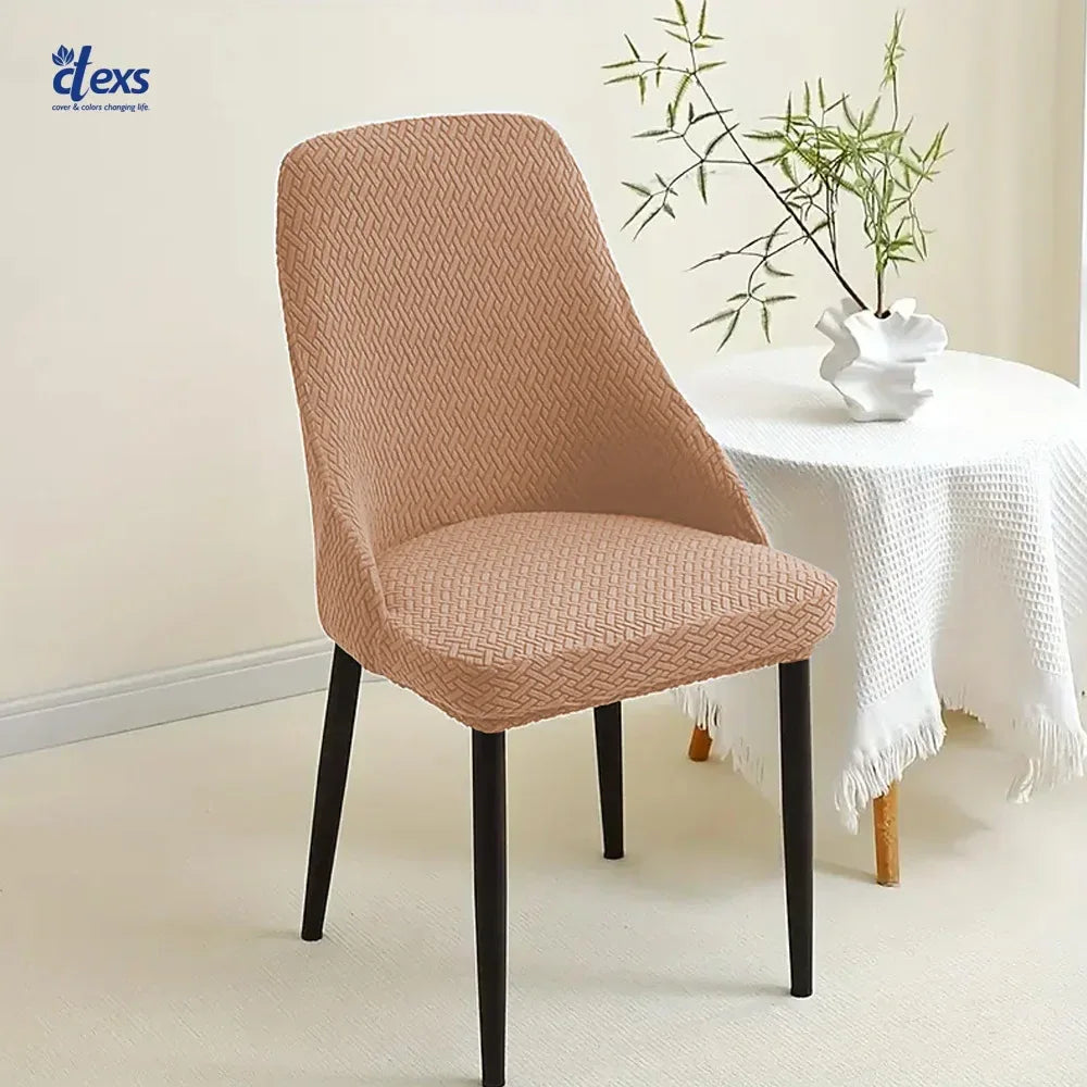 Stripe Jacquard Turkish Chair Cover - Beigh - Ctexs