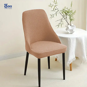 Stripe Jacquard Turkish Chair Cover - Beigh - Ctexs