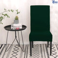 Dining Chair Covers - Dark Green