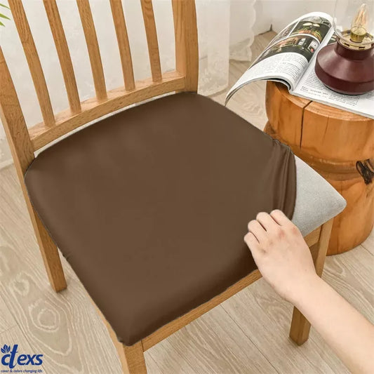 Dining Chair Seat Covers - Dark Brown