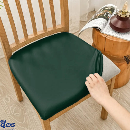 Dining Chair Seat Covers - Dark Green