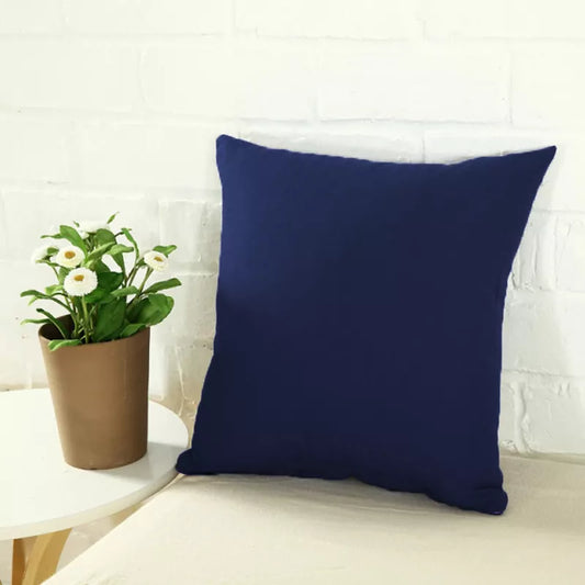 Premium jersey Cushion Covers - Navy Blue