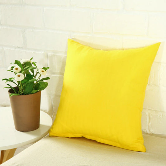 Premium jersey Cushion Covers - Yellow