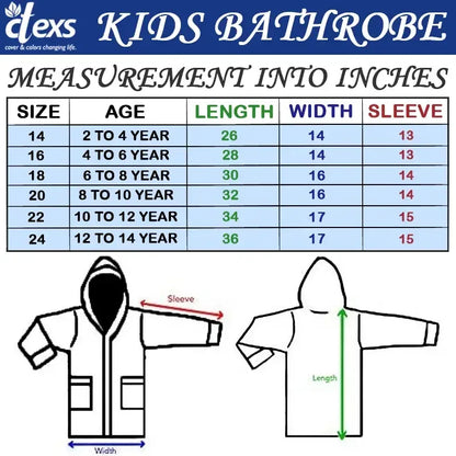Fluffy Kids Bathrobe - Grey